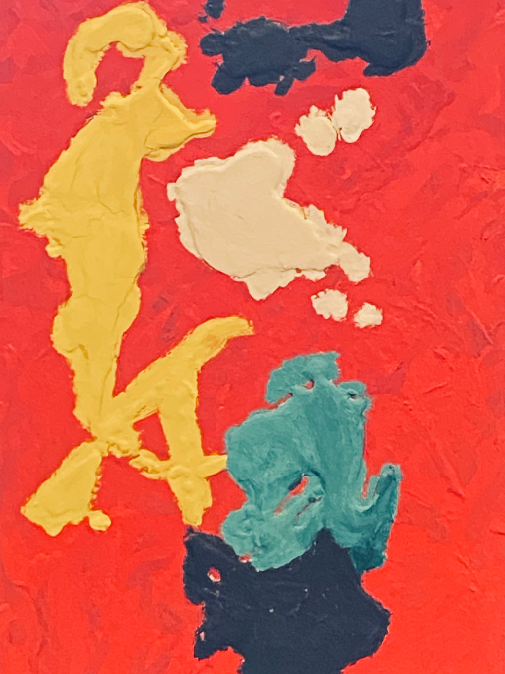 Cartoon Characters- original abstract art by Velma Lewis, Art Studio by Velma