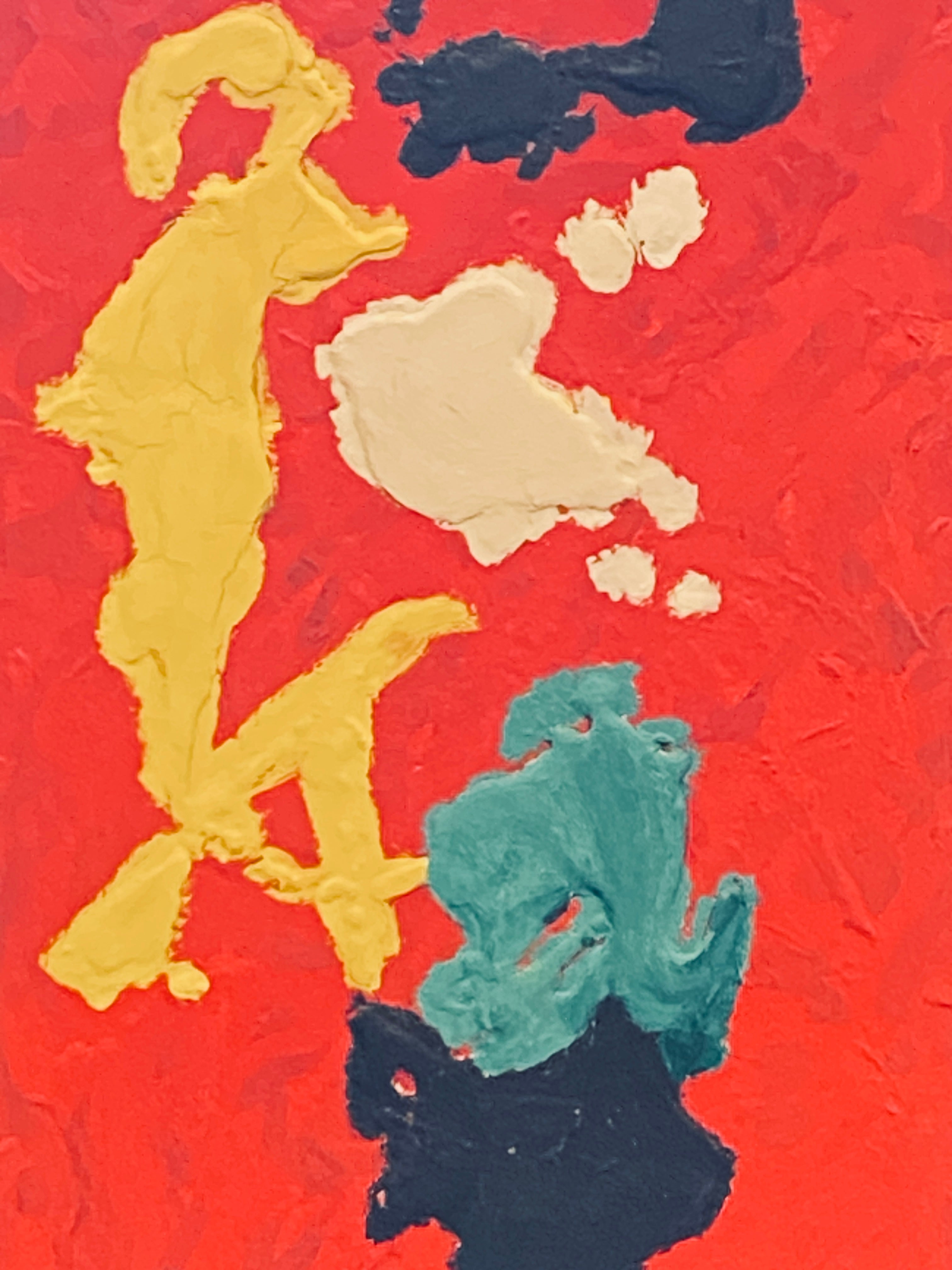 Cartoon Characters- original abstract art by Velma Lewis, Art Studio by Velma