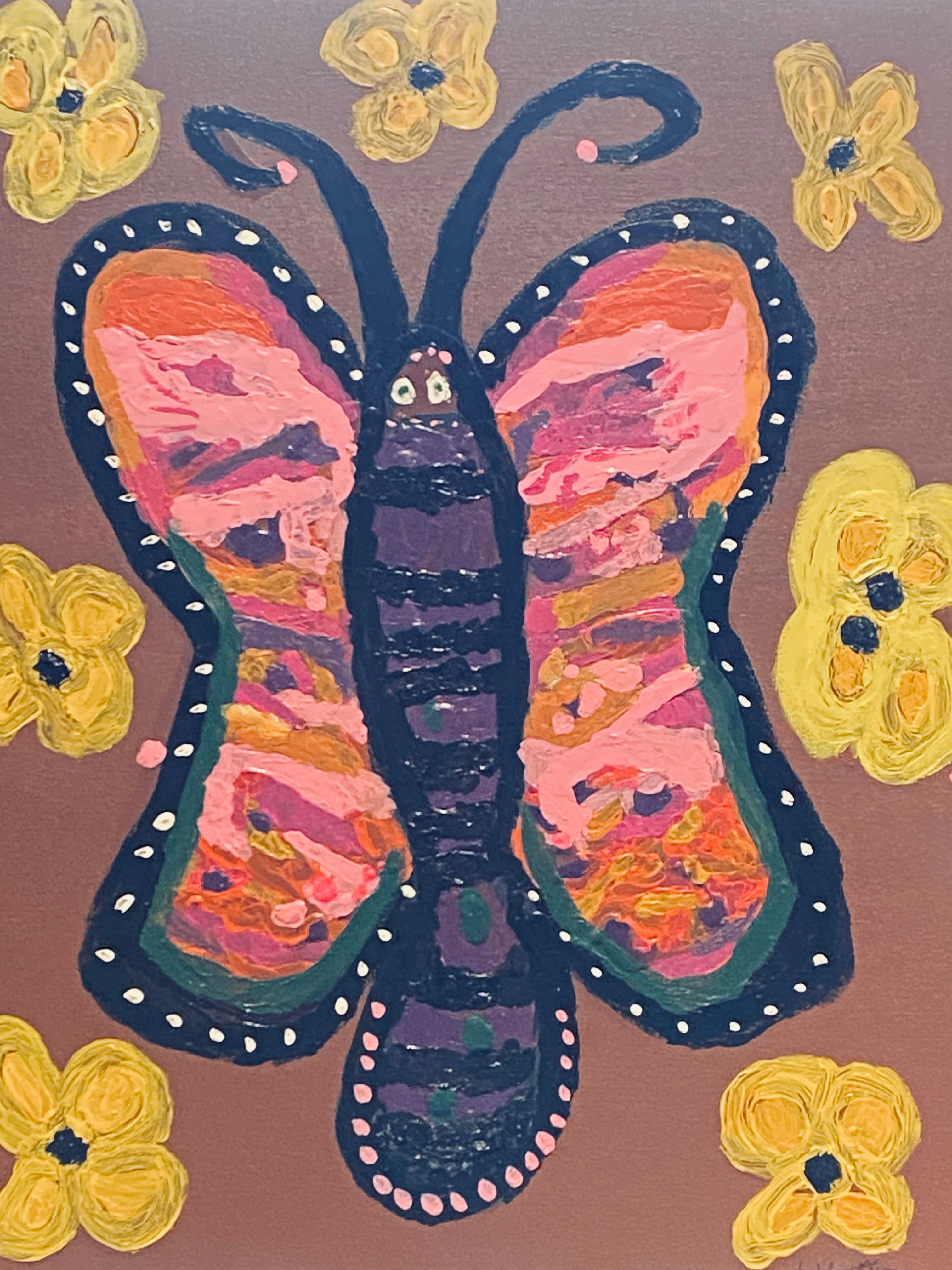 Happiness- original abstract art by Velma Lewis, Art Studio by Velma