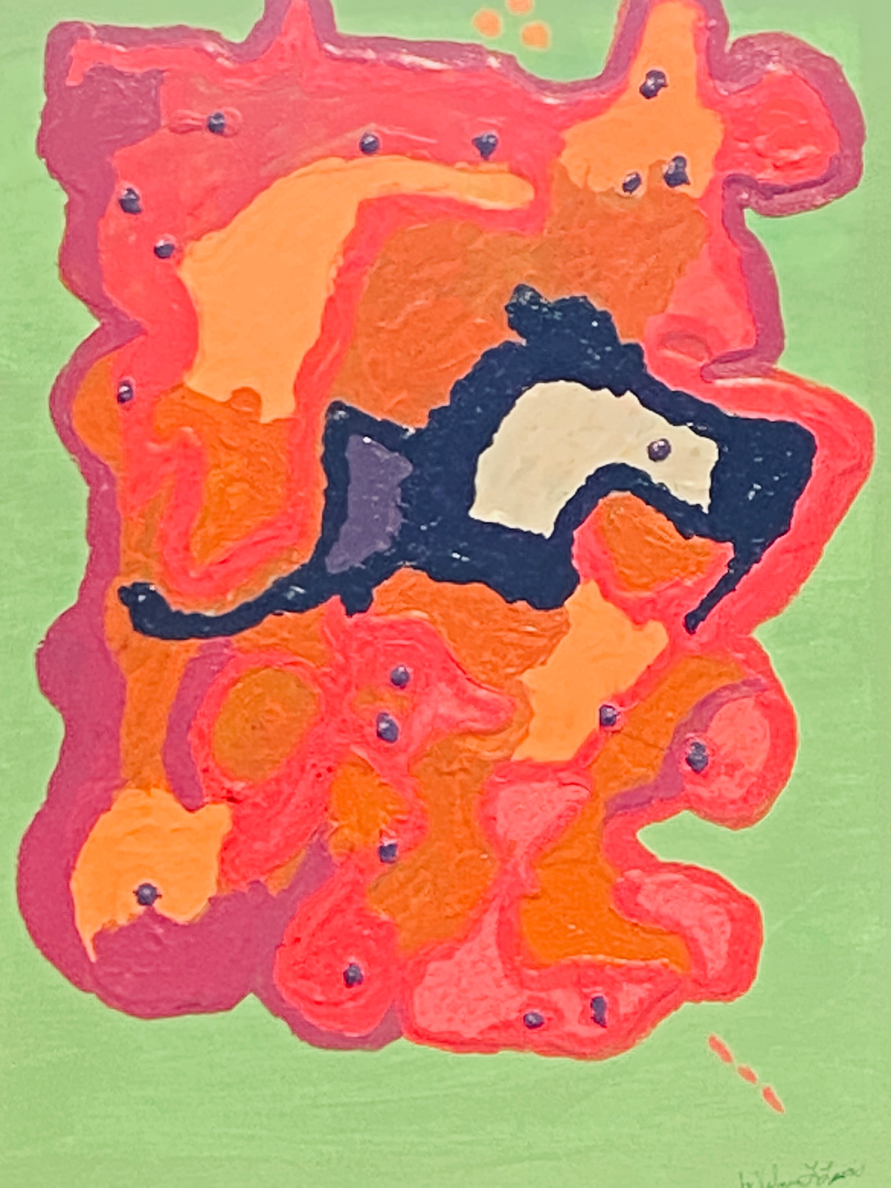 My Picasso- original abstract art by Velma Lewis, Art Studio by Velma