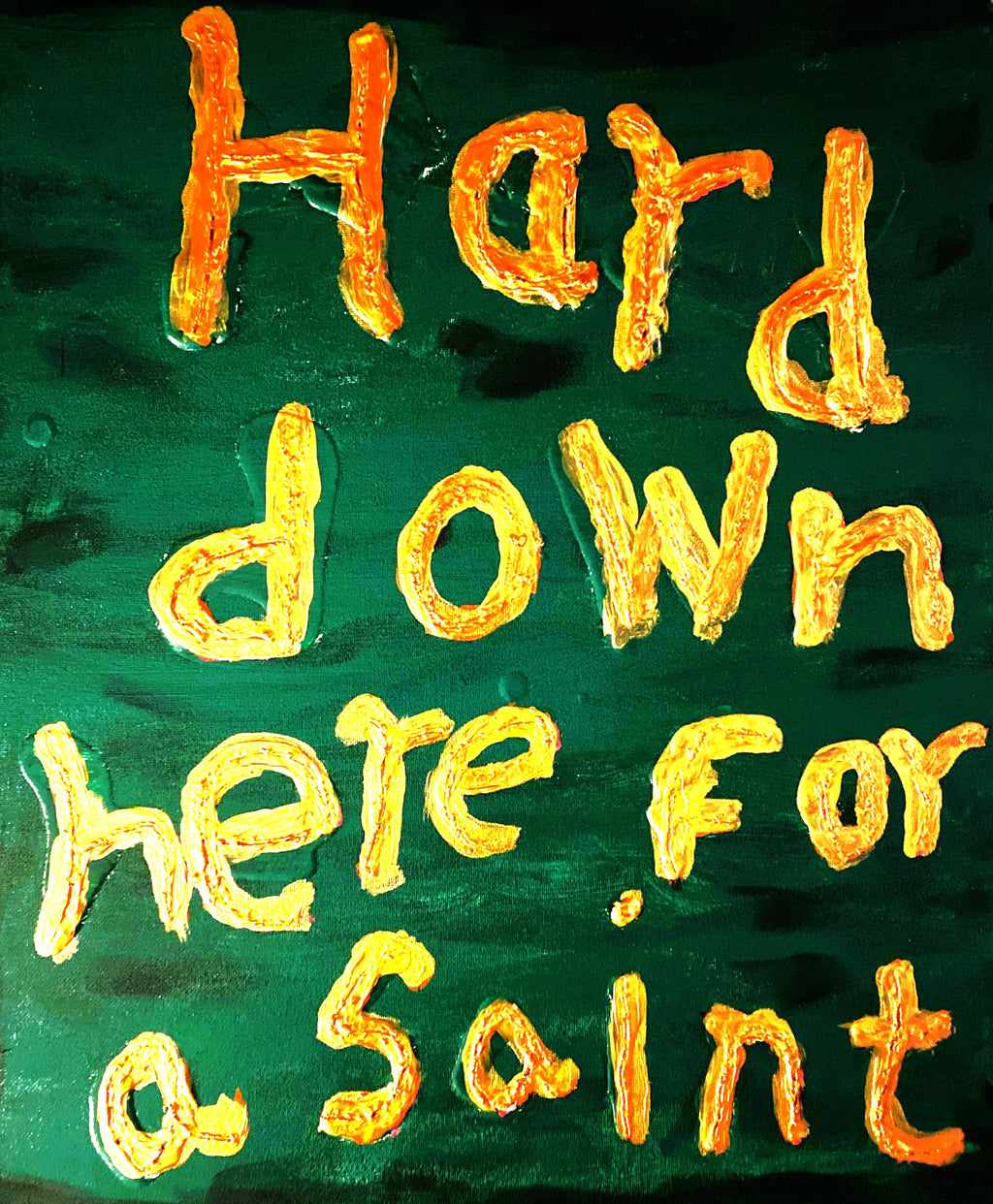 The Struggle — Original Abstract Painting by Velma Lewis