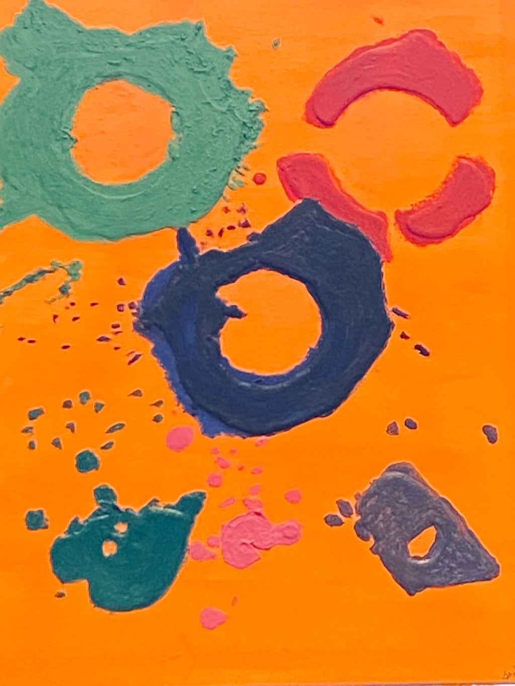 Where the Wild Ones Play- original abstract art by Velma Lewis, Art Studio by Velma