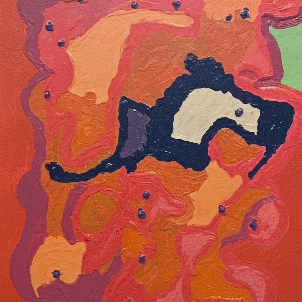My Picasso-  rolled poster print by Velma Lewis, Art Studio by Velma