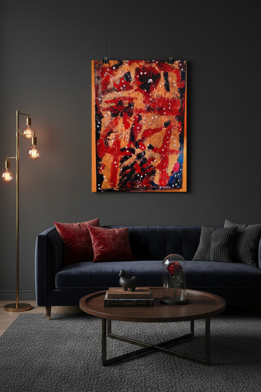 These Bones-  rolled poster print by Velma Lewis, Art Studio by Velma